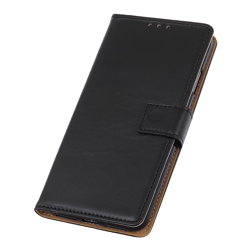 Case de Support en Cuir de Portefeuille Pour Samsung Galaxy A71 - le Noir