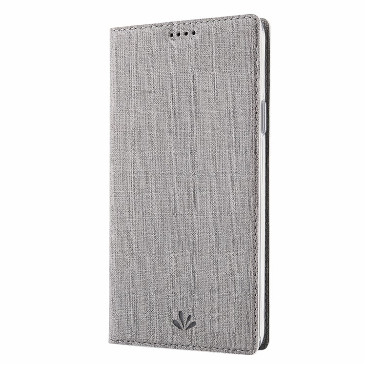 VILI DMX Cross Texture Stand Leather Card Holder Case for Samsung Galaxy M30s - Grey-16