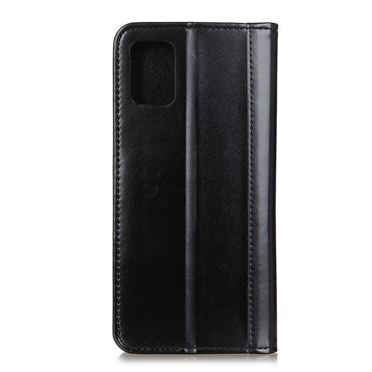 Auto-absorbed Leather Wallet Stand Case Covering for Samsung Galaxy S11 - Black-3