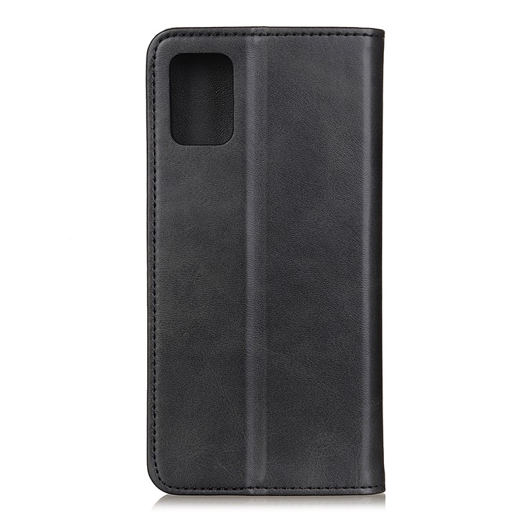 Auto-absorbed Split Leather Wallet Case for Samsung Galaxy S11 - Black-7