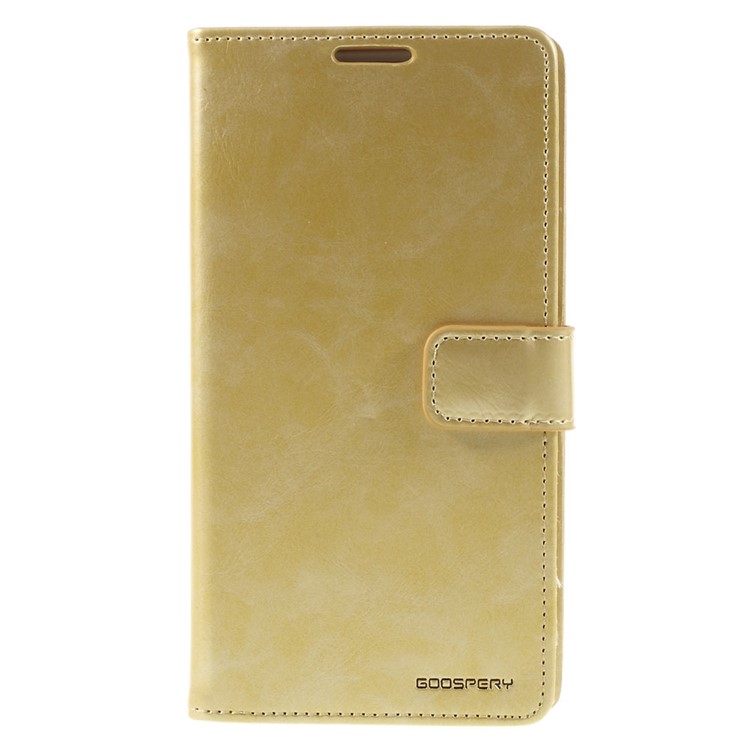 MERCURY GOOSPERY Blue Moon Leather Cover for Samsung Galaxy S7 edge G935 - Gold-3