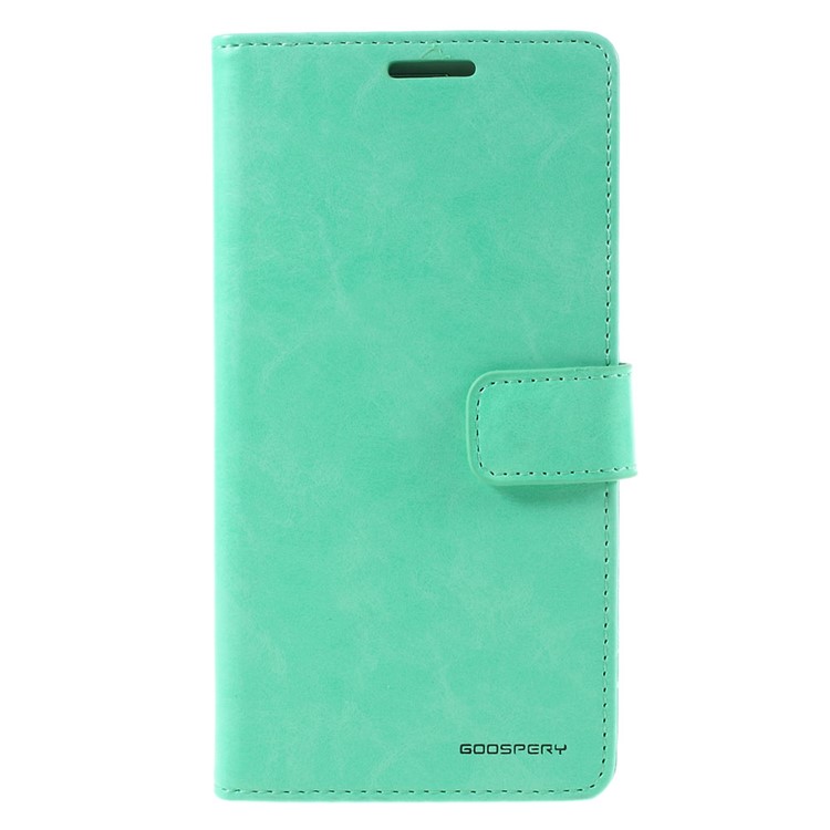 MERCURY GOOSPERY Blue Moon Leather Cover for Samsung Galaxy S7 edge G935 - Cyan-3