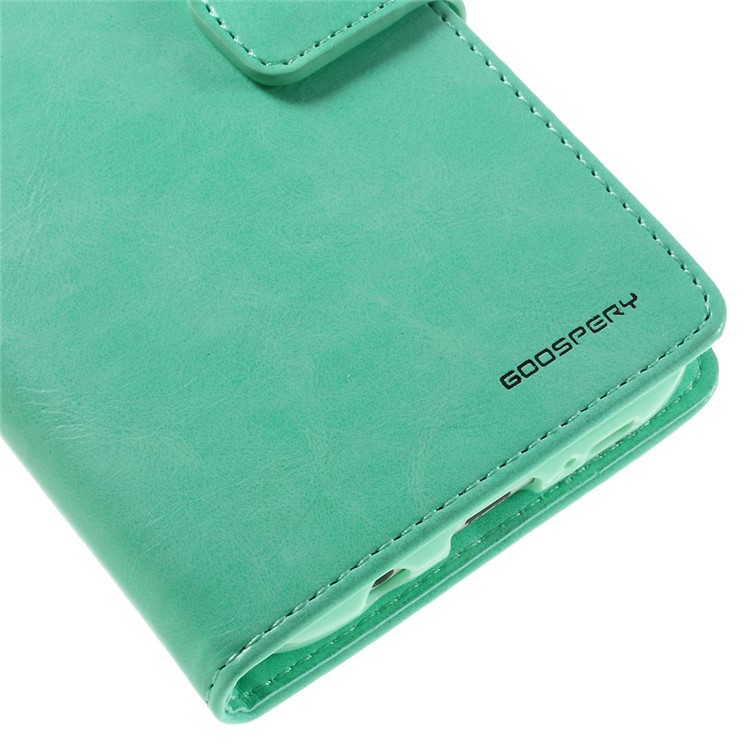 MERCURY GOOSPERY Blue Moon Leather Cover for Samsung Galaxy S7 edge G935 - Cyan-4