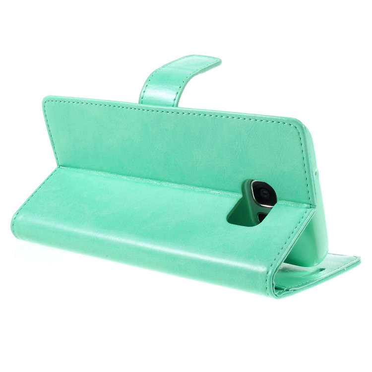 MERCURY GOOSPERY Blue Moon Leather Cover for Samsung Galaxy S7 edge G935 - Cyan-7