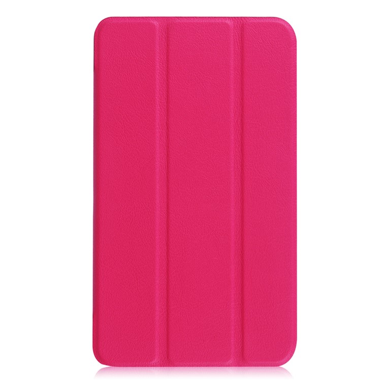 Tri-fold Leather Case Cover for Samsung Galaxy Tab A 7.0 T280 T285 - Rose-2