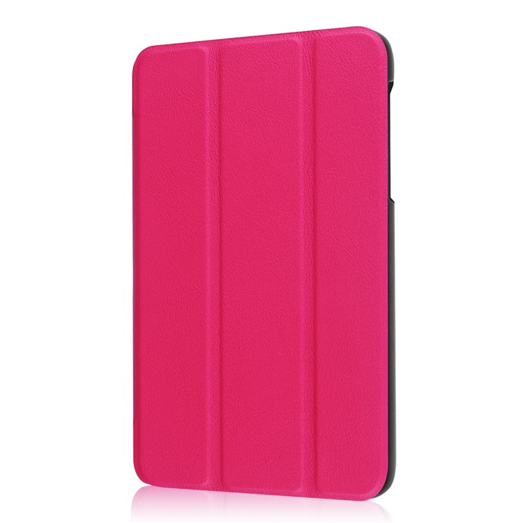 Tri-fold Leather Case Cover for Samsung Galaxy Tab A 7.0 T280 T285 - Rose-4