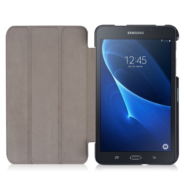 Tri-fold Leather Case Cover for Samsung Galaxy Tab A 7.0 T280 T285 - Rose-7