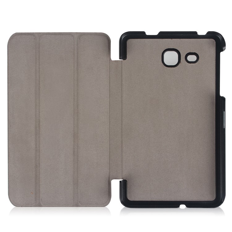 Tri-fold Leather Case Cover for Samsung Galaxy Tab A 7.0 T280 T285 - Rose-8