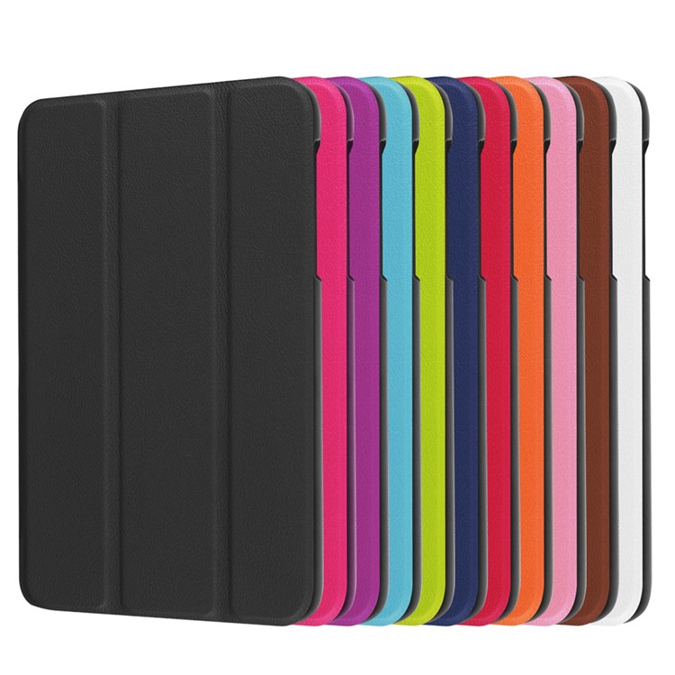 Tri-fold Leather Case Cover for Samsung Galaxy Tab A 7.0 T280 T285 - Rose-9
