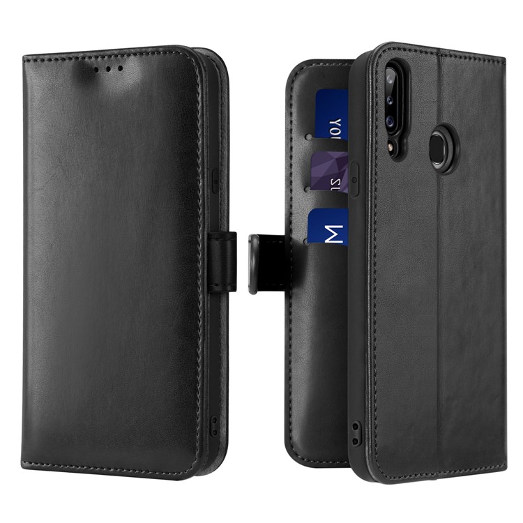 DUX DUCIS KADO Series Leather Cover for Samsung Galaxy A20s - Black