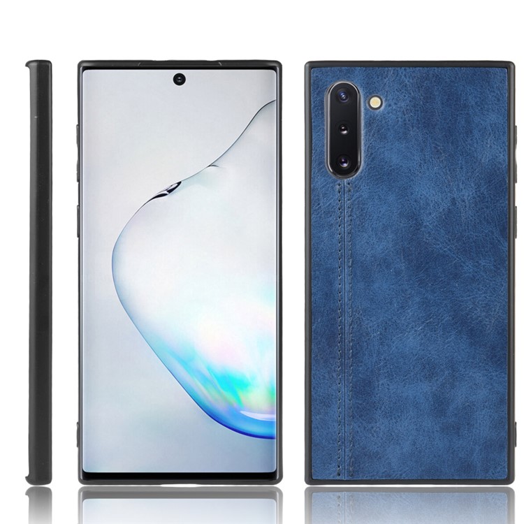 PU Leather + PC + TPU Shell for Samsung Galaxy Note 10/Note 10 5G - Blue-1