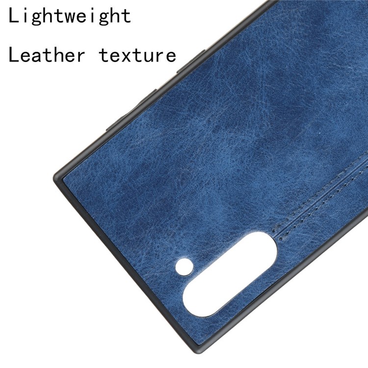 PU Leather + PC + TPU Shell for Samsung Galaxy Note 10/Note 10 5G - Blue-2