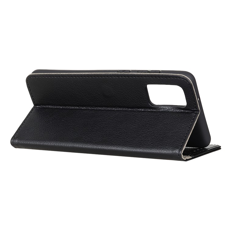 Shell Couro Lichia Pele Aleta Para Samsung Galaxy S11 6,7 Polegadas - Preto-11