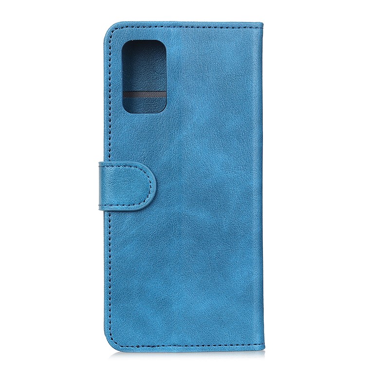 Leather with Clasp Mobile Phone Cover for Samsung Galaxy S20 6.2 inch - Blue-6