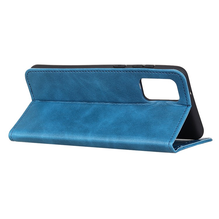 Leather with Clasp Mobile Phone Cover for Samsung Galaxy S20 6.2 inch - Blue-7