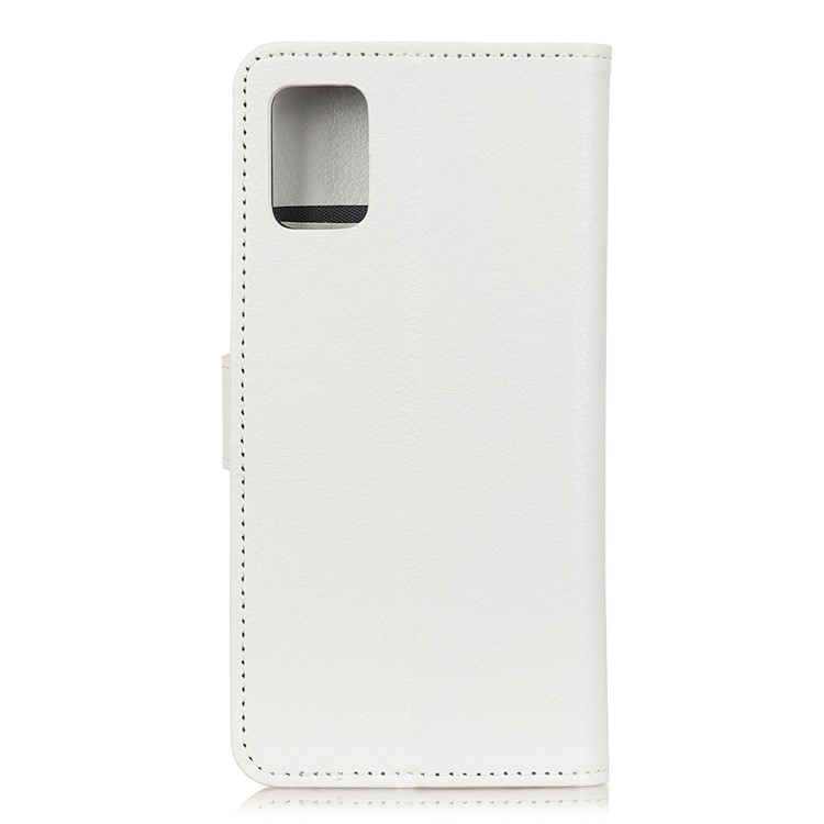Classic Litchi Skin Wallet Leather Stand Case for Samsung Galaxy S20 Ultra - White-10