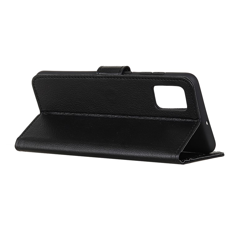 Litchi Skin Wallet Leather Stand Case for Samsung Galaxy S11e - Black-11