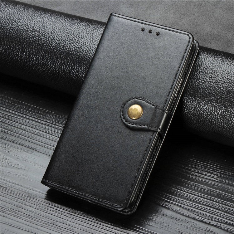 PU Caso Estande Carteira De Couro Para Samsung Galaxy A51 - Preto-13