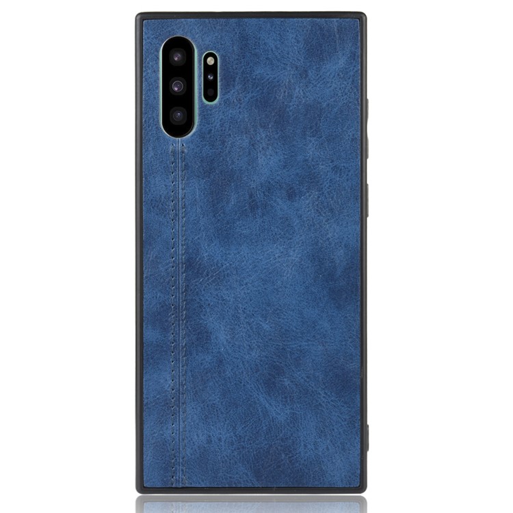 PU Leather Coated PC + TPU Combo Case for Samsung Galaxy Note 10 Plus / Note 10 Plus 5G - Blue-3