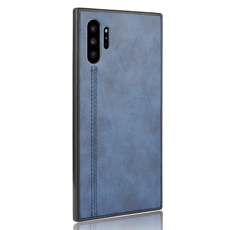 PU Leather Coated PC + TPU Combo Case for Samsung Galaxy Note 10 Plus / Note 10 Plus 5G - Blue-4