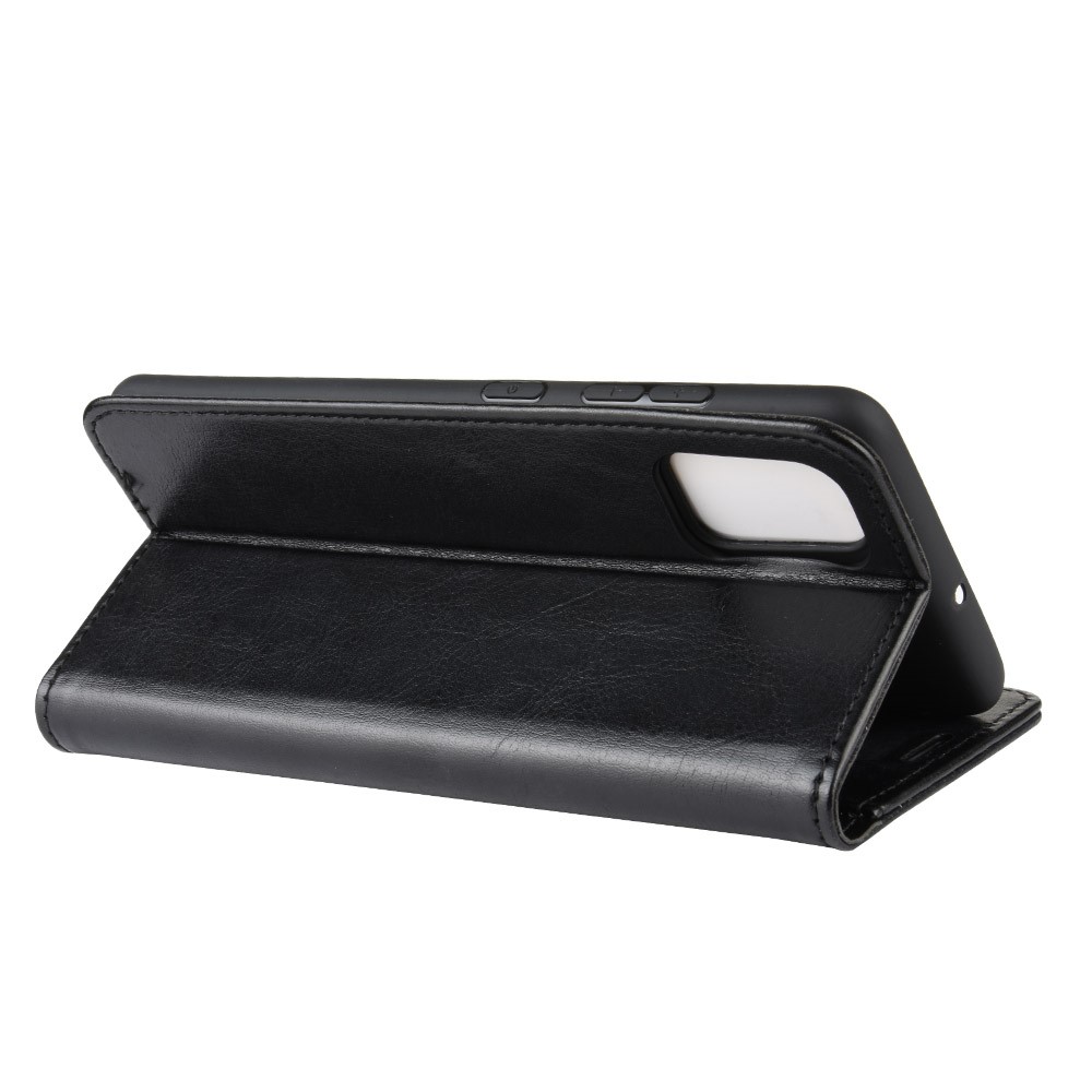 Crazy Horse Wallet Leather Stand Case for Samsung Galaxy A51 - Black-6