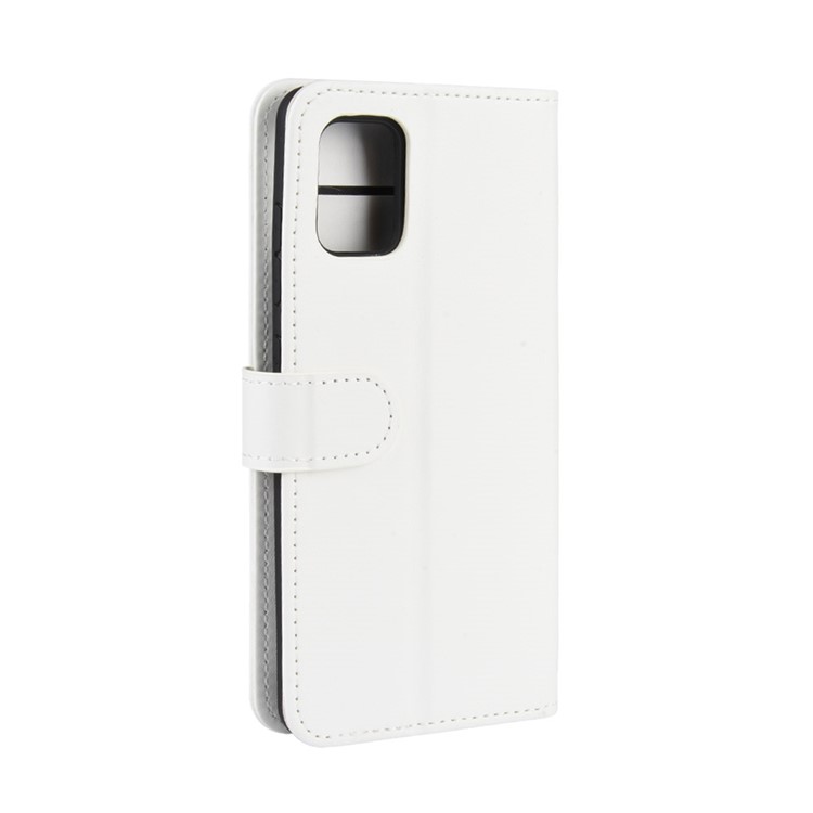Crazy Horse Skin PU Leather Flip Phone Case for Samsung Galaxy A71 - White-7
