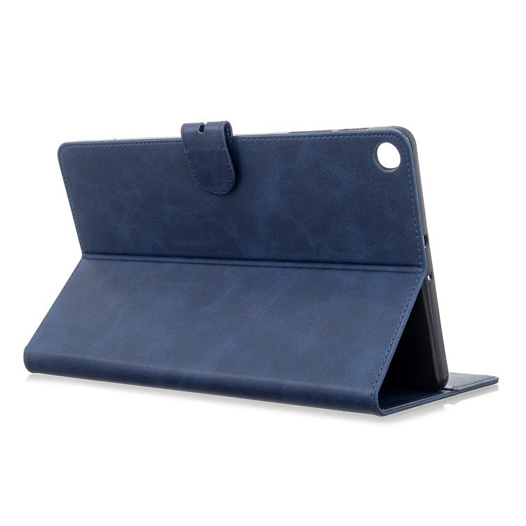PU Leather Wallet Stand Tablet Protective Case for Samsung Galaxy Tab A 10.1 (2019) T510 T515 - Blue-4