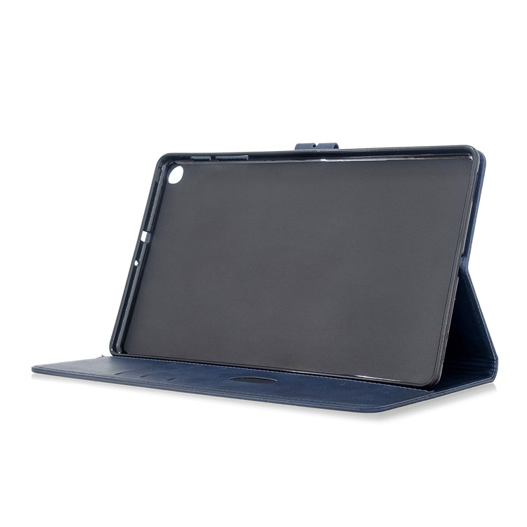 PU Leather Wallet Stand Tablet Protective Case for Samsung Galaxy Tab A 10.1 (2019) T510 T515 - Blue-5