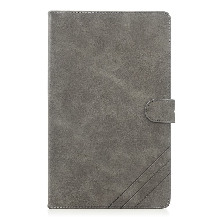 PU Leather Wallet Stand Tablet Protective Case for Samsung Galaxy Tab A 10.1 (2019) T510 T515 - Grey-2