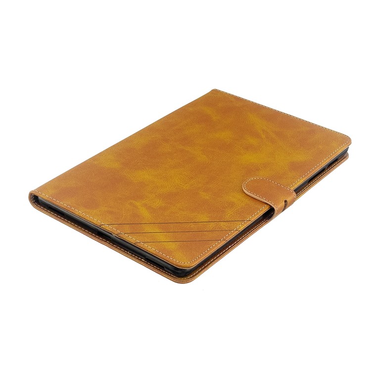 PU Leather Wallet Stand Tablet Protective Case for Samsung Galaxy Tab A 10.1 (2019) T510 T515 - Brown-6