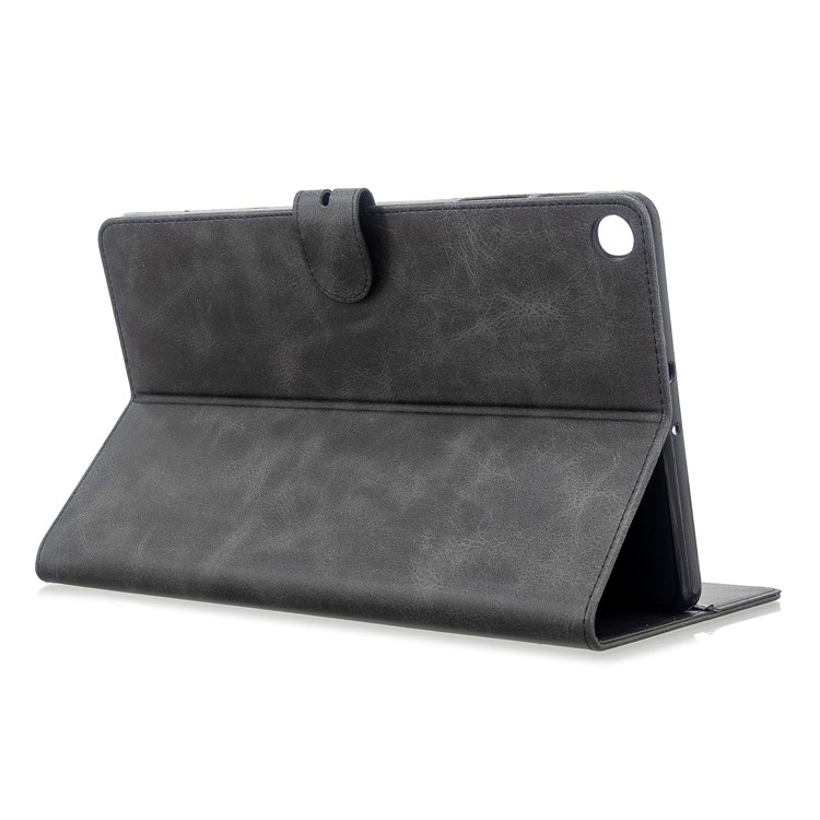 Tablette Support De Porte-monnaie En Cuir PU Étui De Protection Pour Samsung Galaxy Tab A 10.1 (2019) T510 T515 - Noir-4