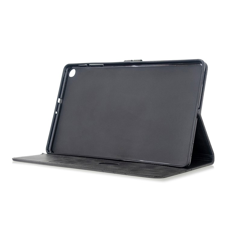 Tablette Support De Porte-monnaie En Cuir PU Étui De Protection Pour Samsung Galaxy Tab A 10.1 (2019) T510 T515 - Noir-5