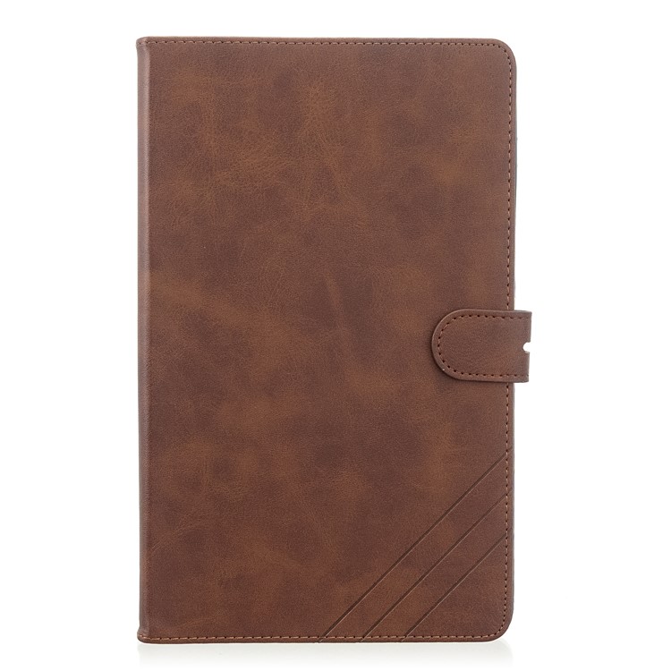 PU Leather Wallet Stand Tablet Protective Case for Samsung Galaxy Tab A 10.1 (2019) T510 T515 - Coffee-2