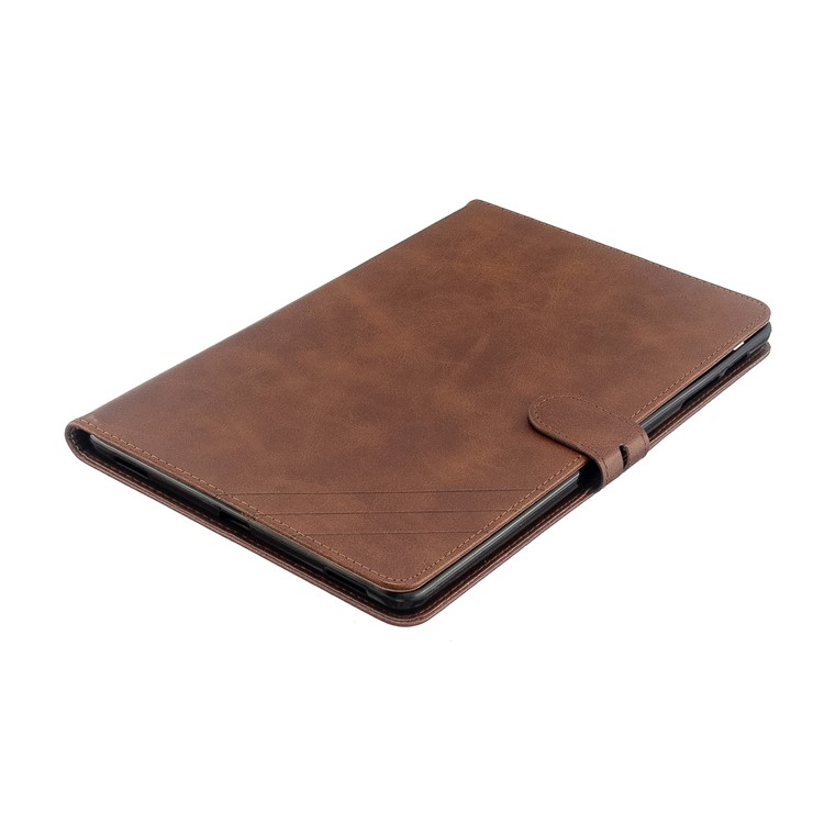 PU Leather Wallet Stand Tablet Protective Case for Samsung Galaxy Tab A 10.1 (2019) T510 T515 - Coffee-6