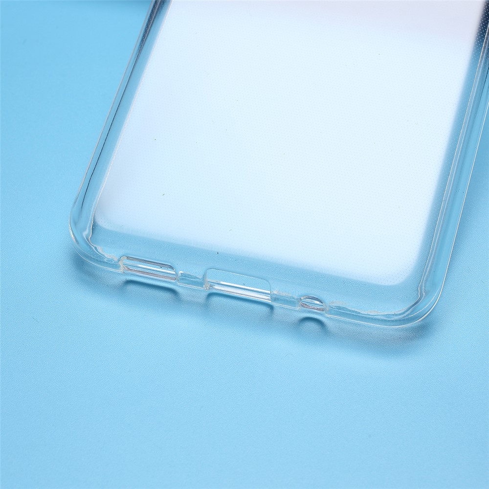 10PCS Transparent Soft TPU Phone Case with Non-slip Inner for Samsung Galaxy S20-3