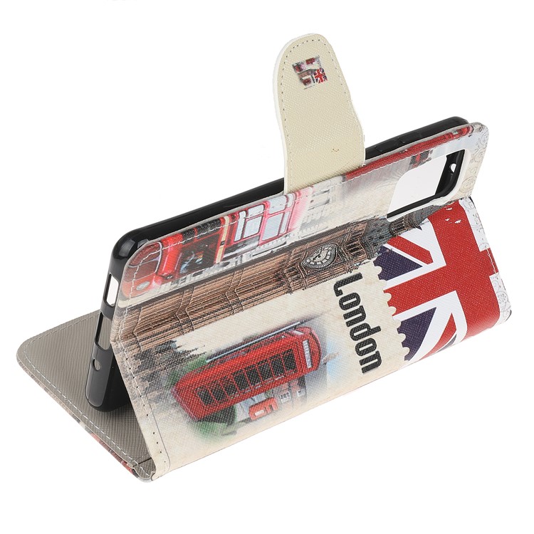 Pattern Printing Cross Texture Leather Wallet Phone Case for Samsung Galaxy S20 - UK Flag-4