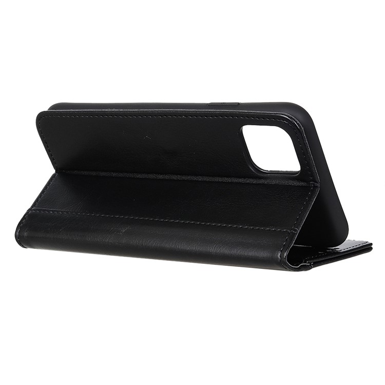 Rivet Decor Crazy Horse Leather Wallet Phone Shell for Samsung Galaxy S20 Ultra - Black-3