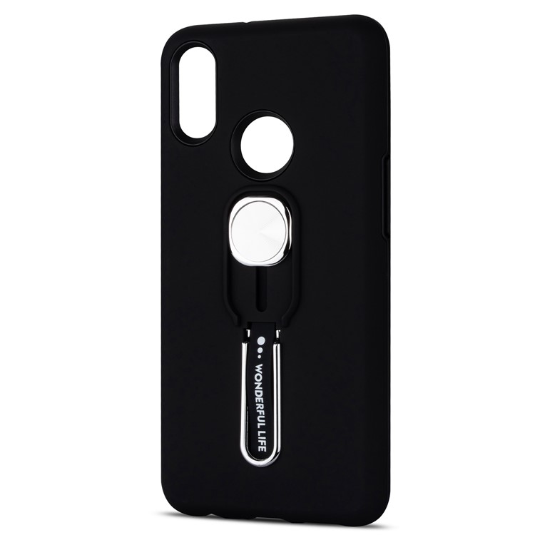 TPU + PC with Kickstand Case for Samsung Galaxy A10s - Black-3
