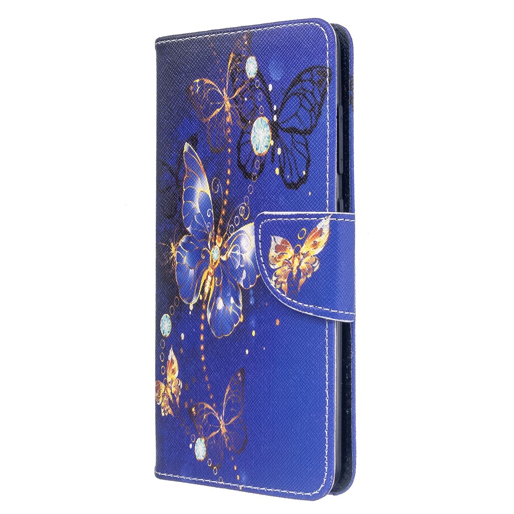 Modèle D'impression Portefeuille Courette en Cuir Pour Couverture Pour Samsung Galaxy A51 - Beau Papillon