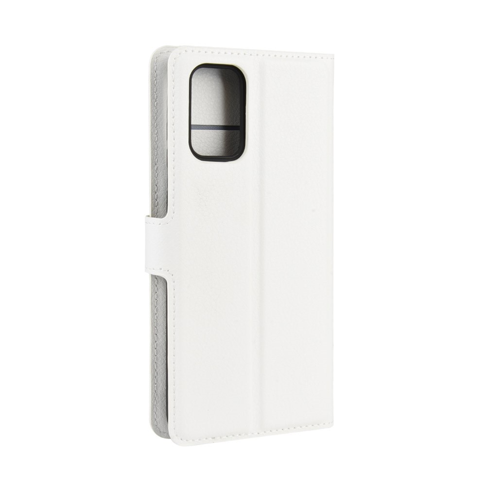 Litchi Surface Wallet Leather Stand Case for Samsung Galaxy S20 - White-6