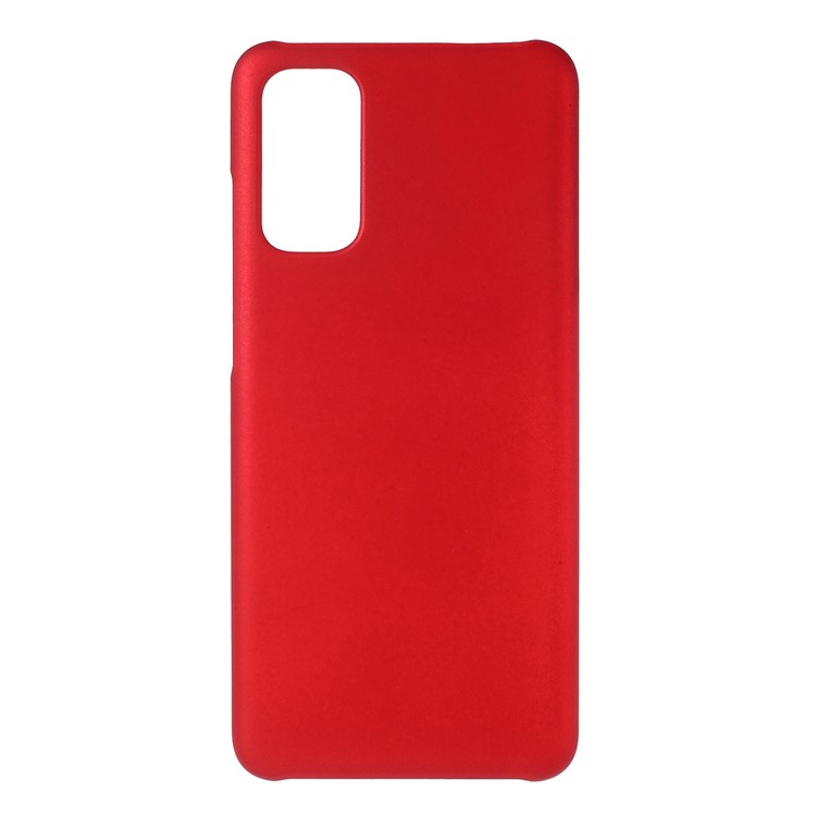 Rubberized Hard PC Case for Samsung Galaxy S20 - Red-1