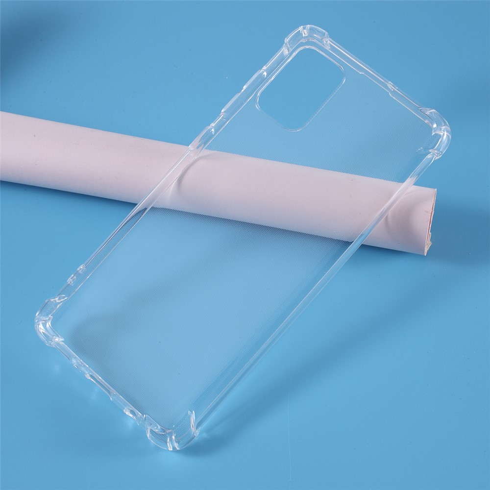 Drop-resistant Clear TPU Cell Phone Case for Samsung Galaxy A71-4