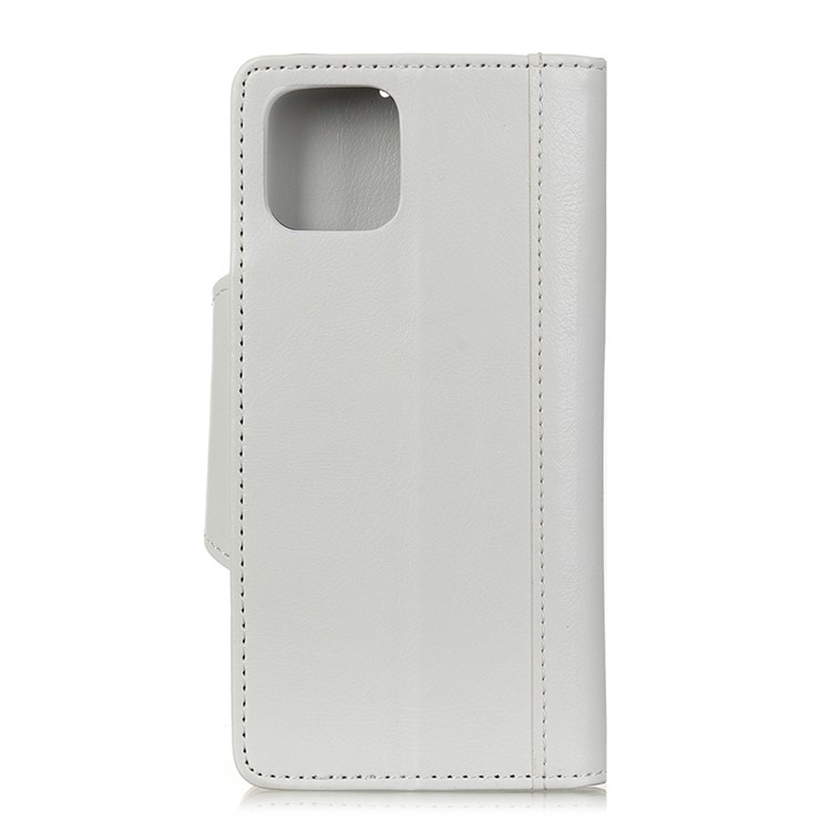 Cowhide Texture PU Leather Wallet Phone Cover for Samsung Galaxy A81/Note 10 Lite - White-3