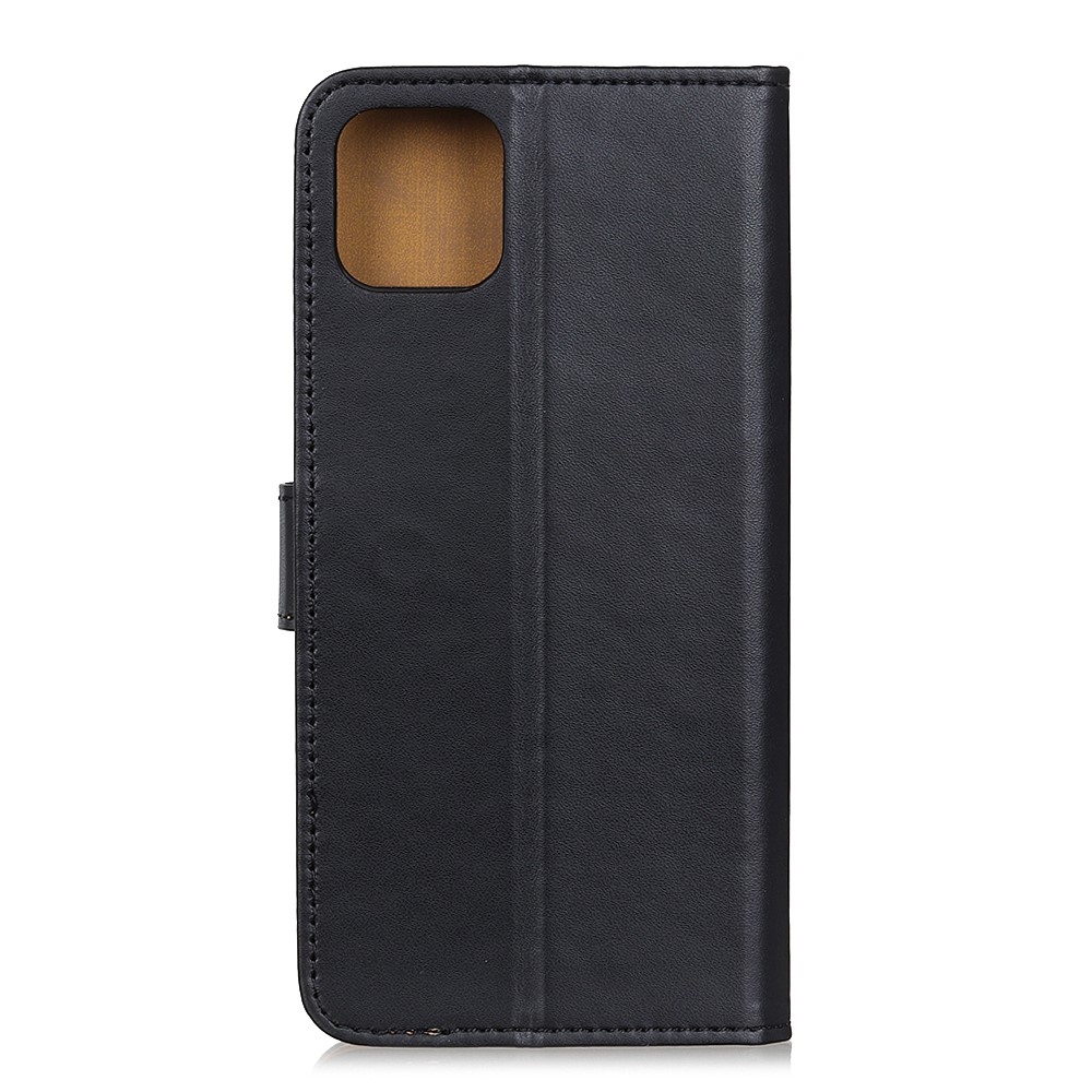 Case de Billetera de Cuero de Teléfono Celular Para Samsung Galaxy A81 / Nota 10 Lite - Negro