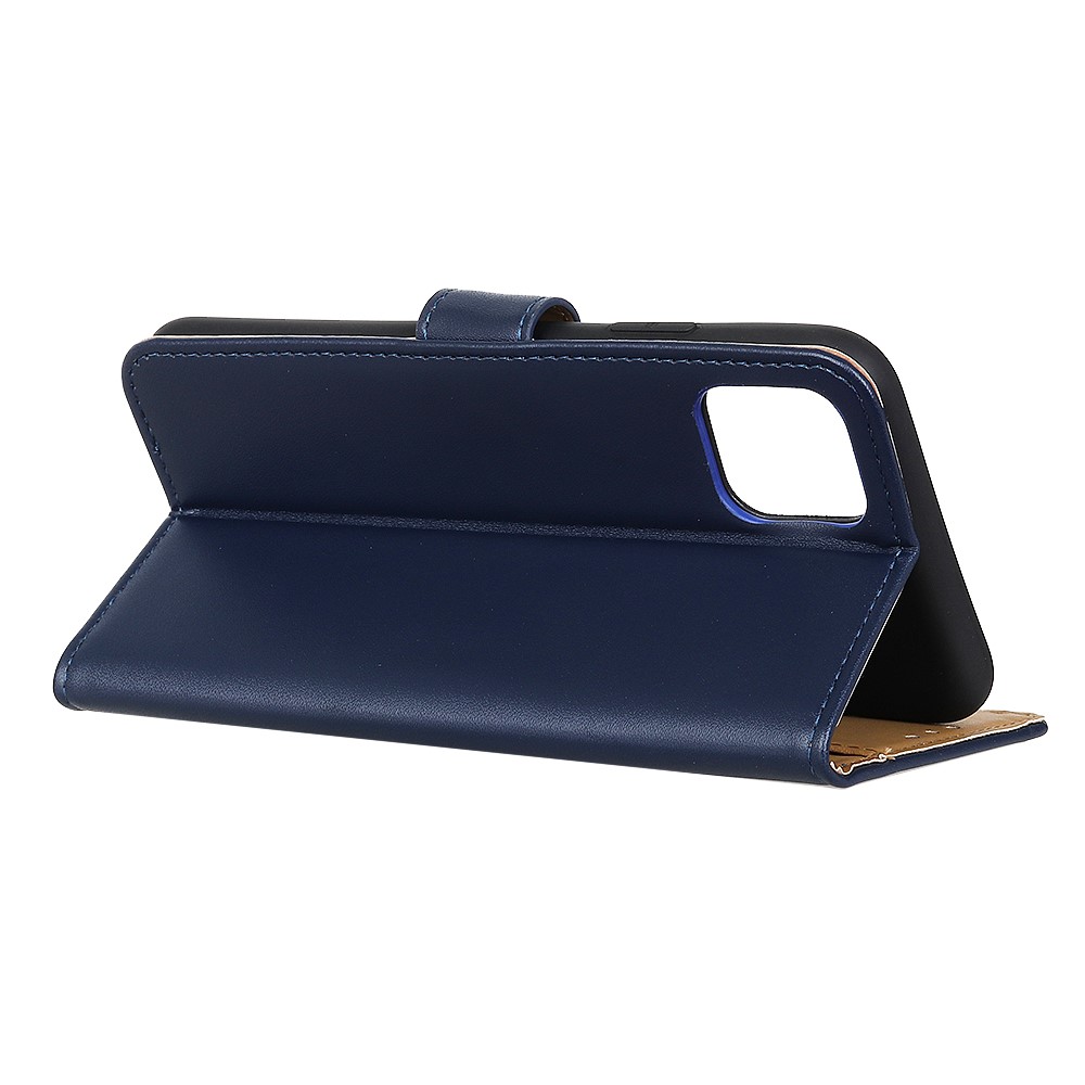 Cell Phone Leather Wallet Case for Samsung Galaxy A81 / Note 10 Lite - Blue-11