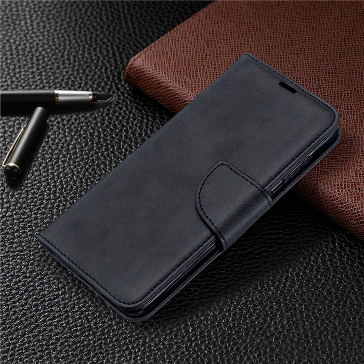 Carteira Caso Estande De Couro Para Samsung Galaxy S11e - Preto-7