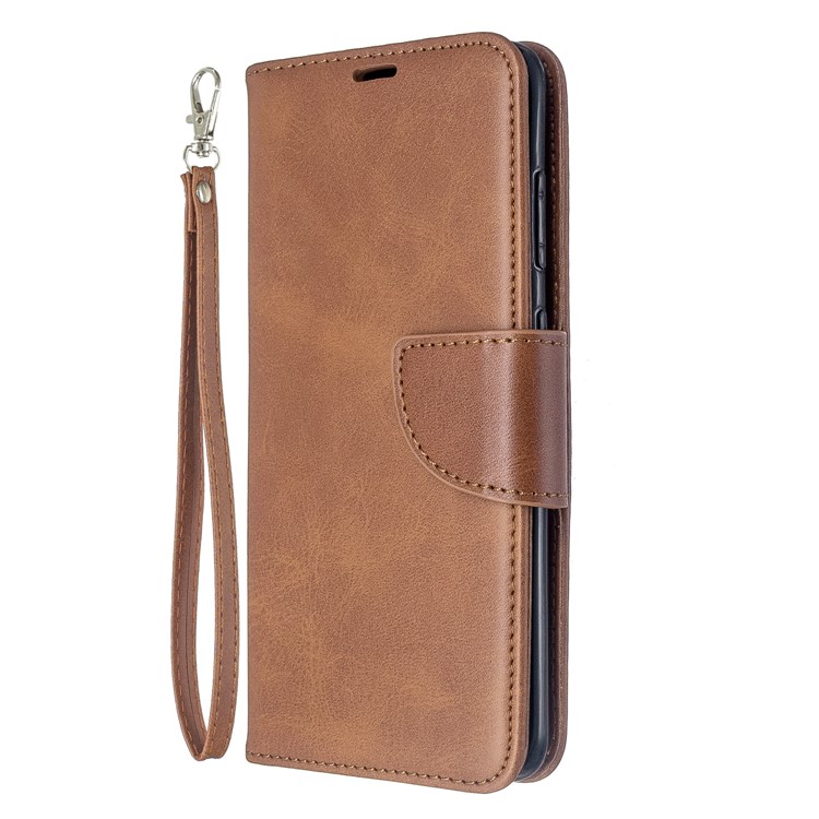Wallet Leather Stand Case for Samsung Galaxy S20 - Coffee-2