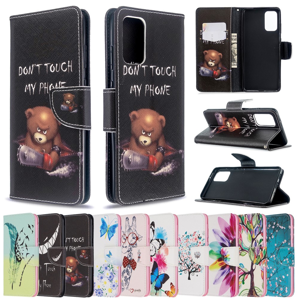 Impressão Padrão De Capa De Couro Carteira Para Samsung Galaxy S11 - Borboletas Coloridas-9