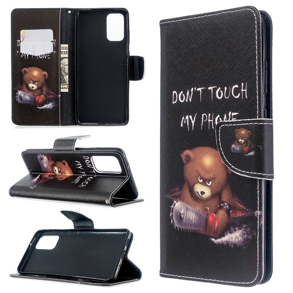 Cas D'impression Du Motif De Portefeuille En Cuir Pour Samsung Galaxy S11 - Panda Cruel-1