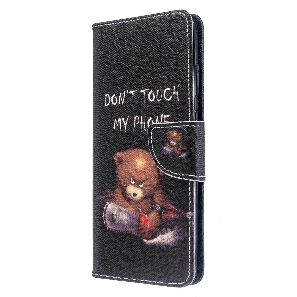 Cas D'impression Du Motif De Portefeuille En Cuir Pour Samsung Galaxy S11 - Panda Cruel-2